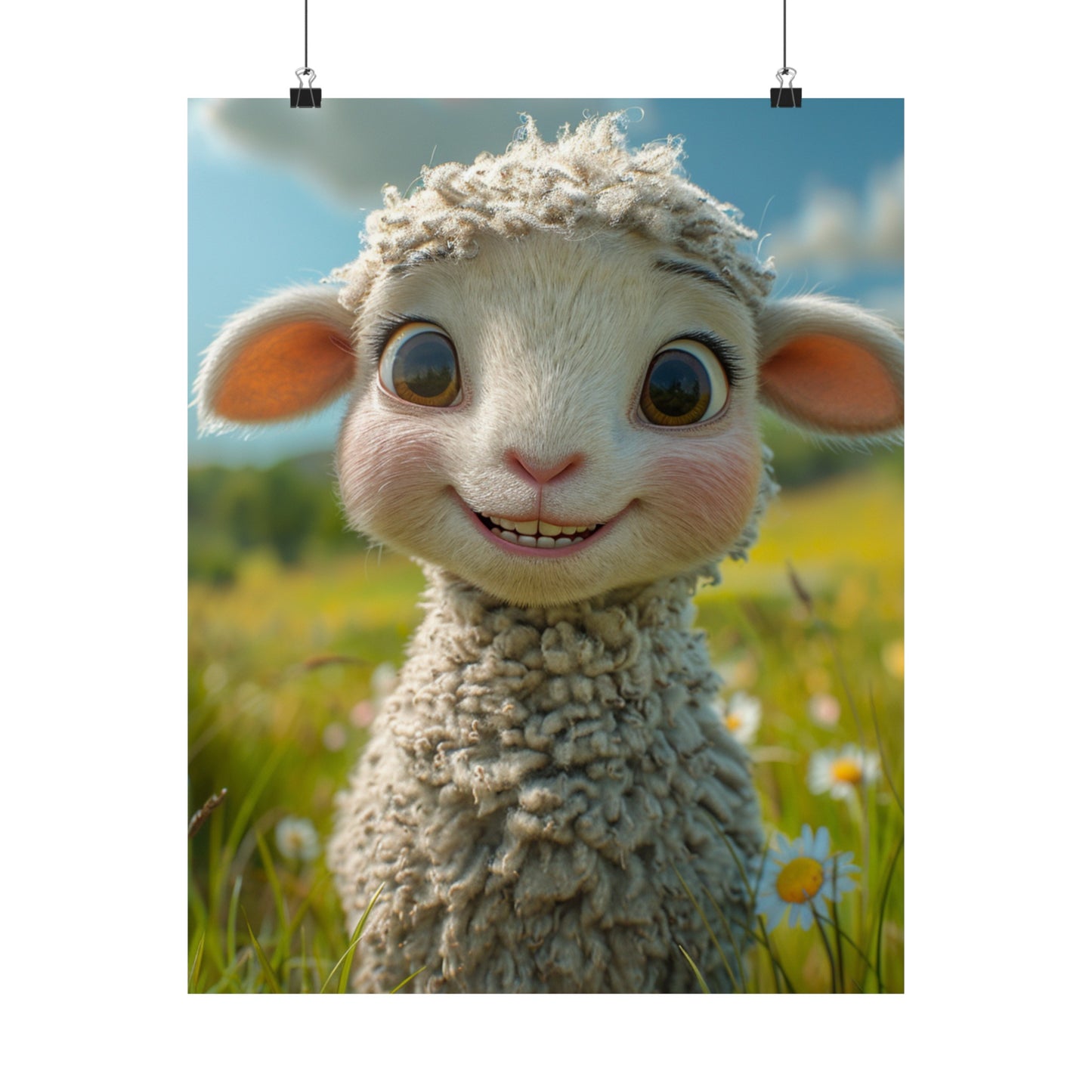 Luna The Lamb - Physical Print Stunning Premium Poster