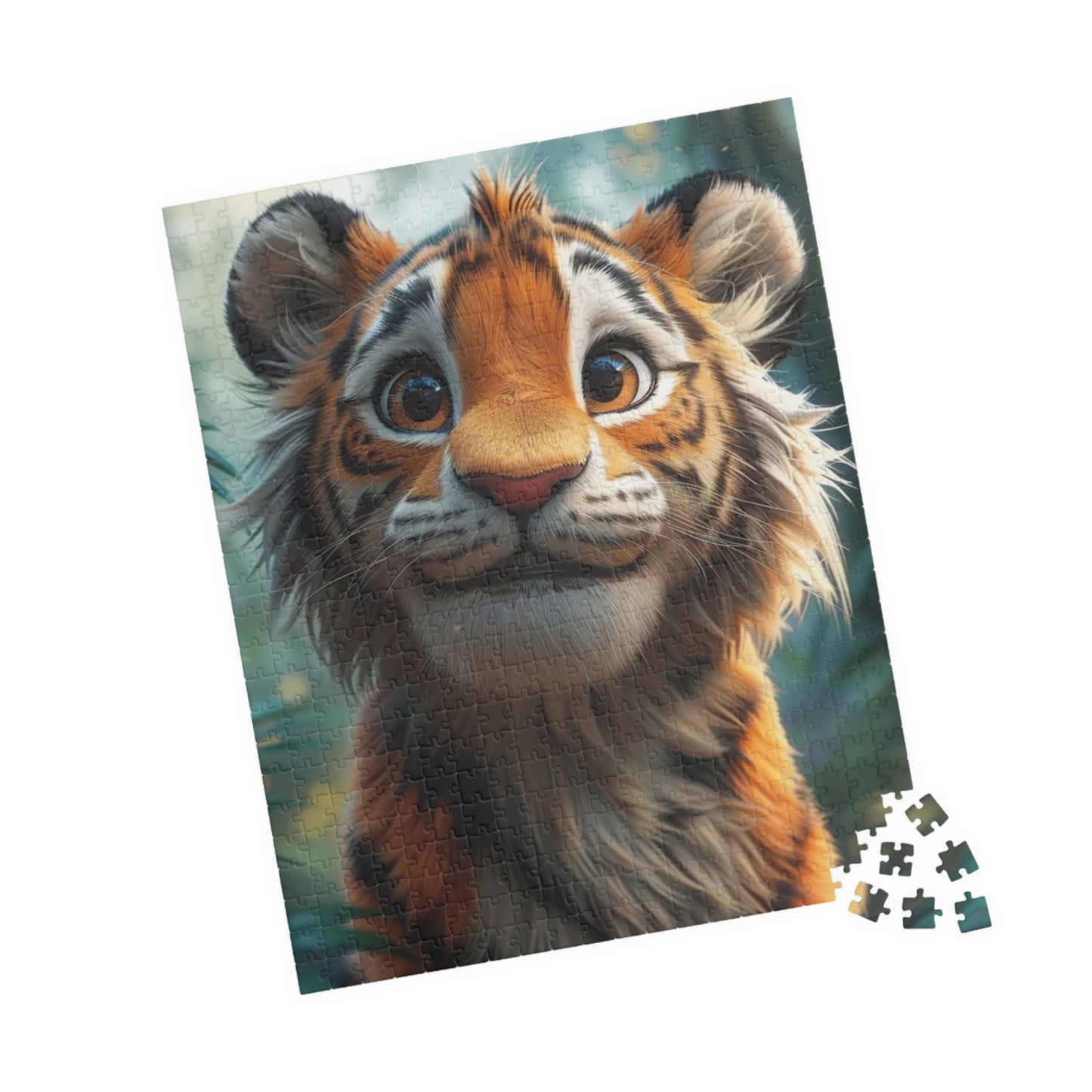 Timmy The Tiger - Premium Puzzle Available in 110, 252, or 520 Pieces for Puzzle Lovers