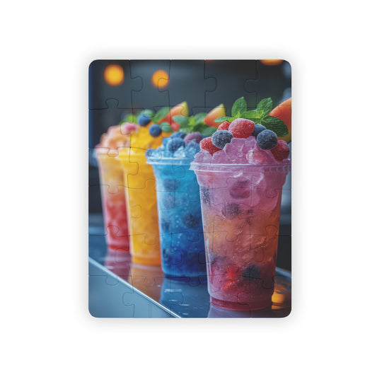 Chilled Fruit Cups - 30-Piece Kids Jigsaw Puzzle