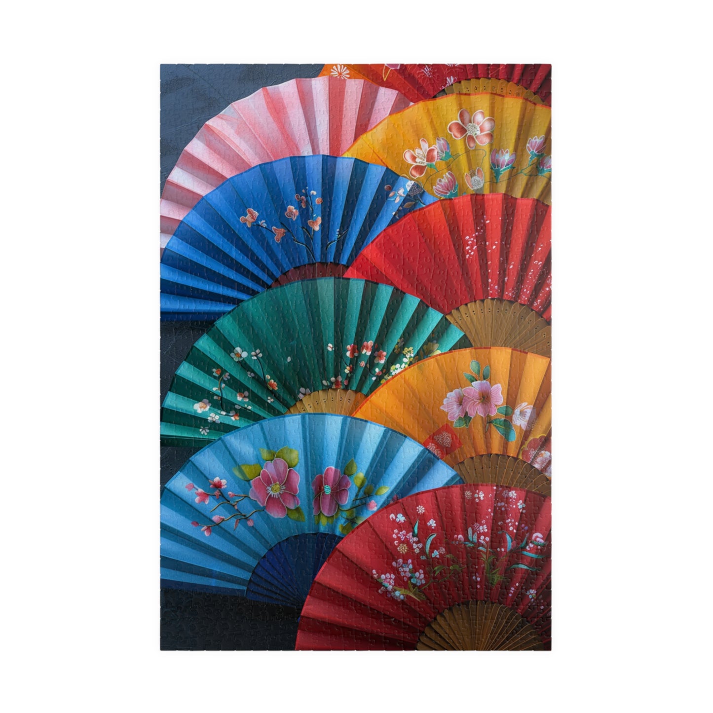 Japanese Inspired Fans - 1014-Piece Jigsaw Puzzle