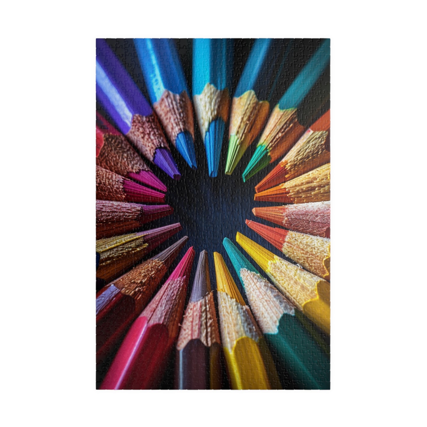 Pencils In A Circle - 1014-Piece Jigsaw Puzzle