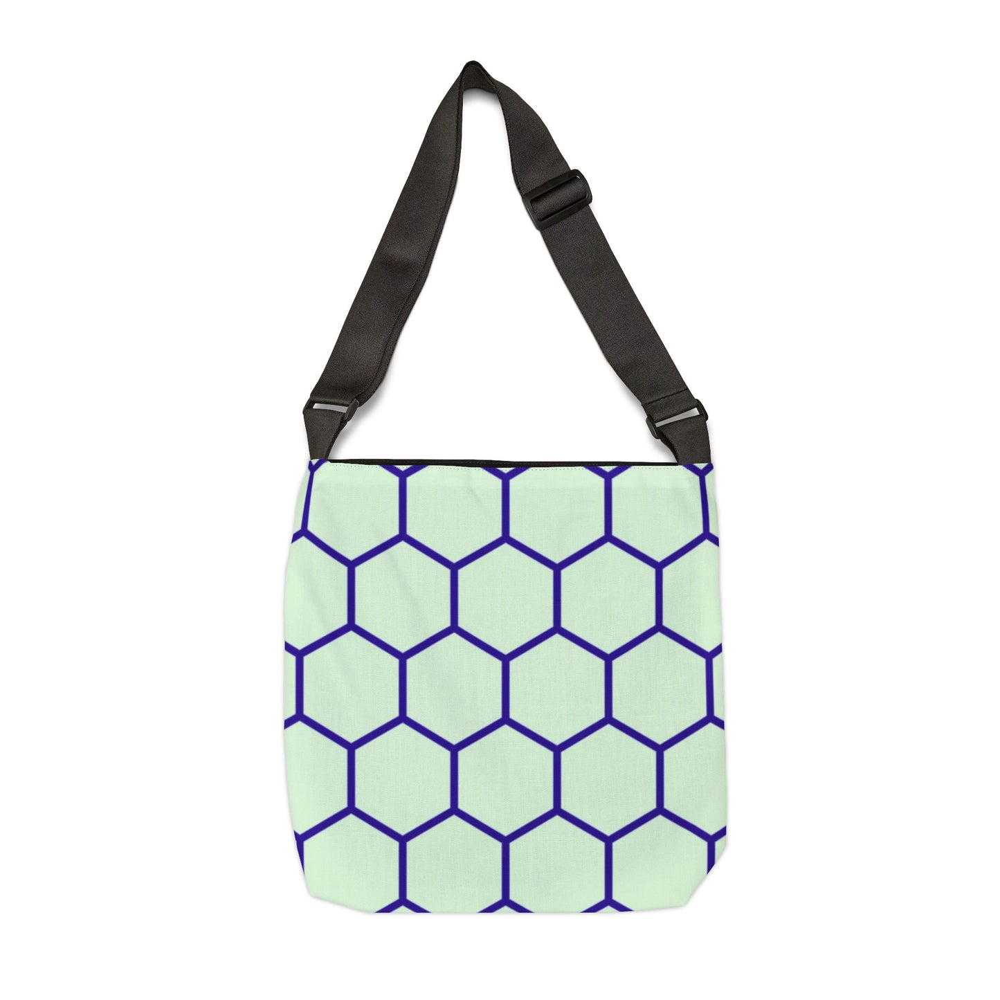 Green and Blue Honeycomb - Tote Bag