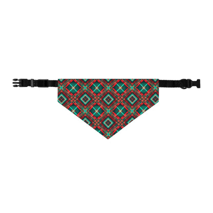 Christmas Tartan - Pet Bandana Collar