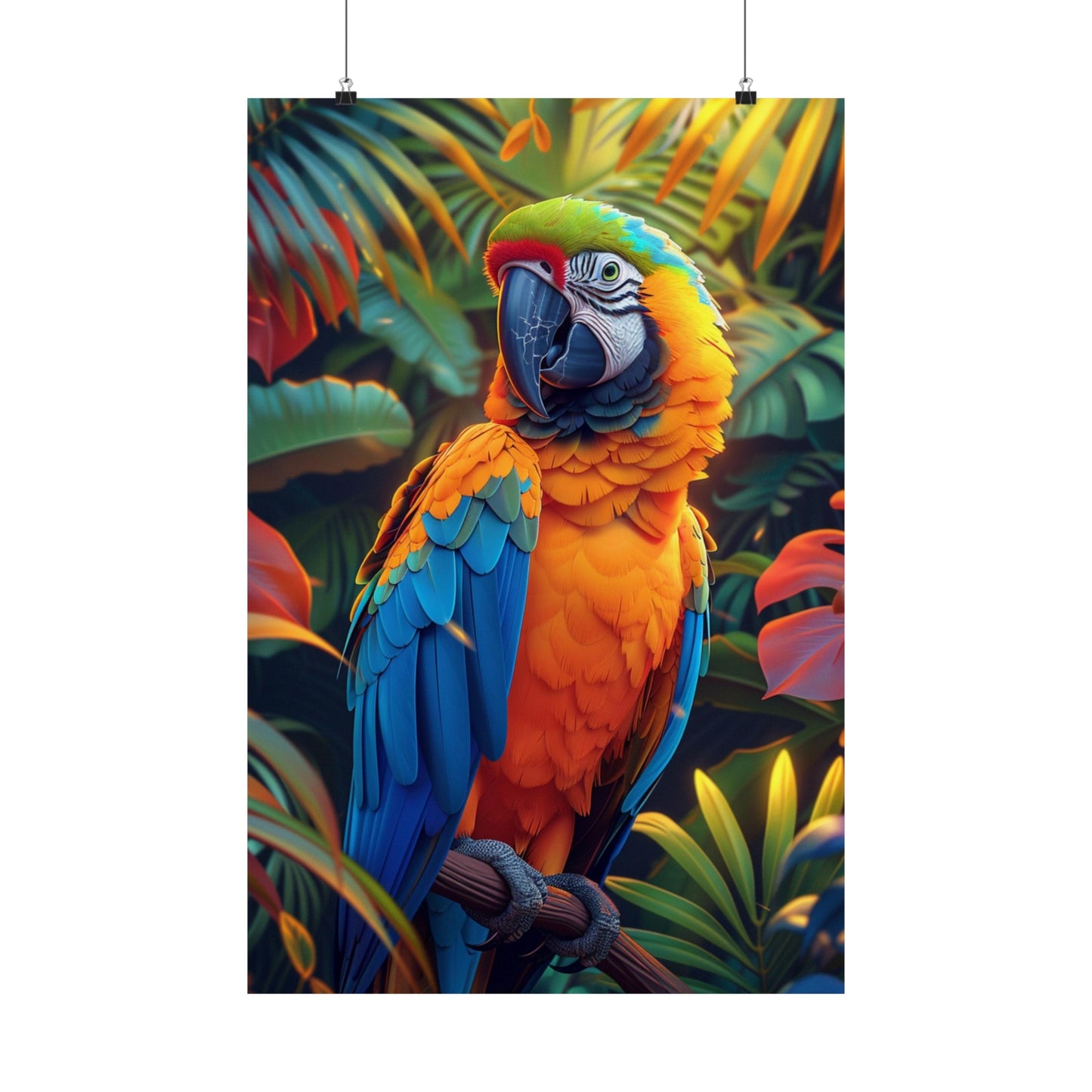 Majestic Macaw - Physical Print Stunning Premium Poster