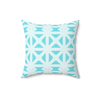 Turquoise Bold Lattice - Pillowcase & Pillow