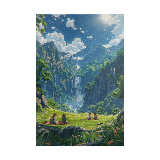 Picnic With A View - 1014-Piece Jigsaw Puzzle