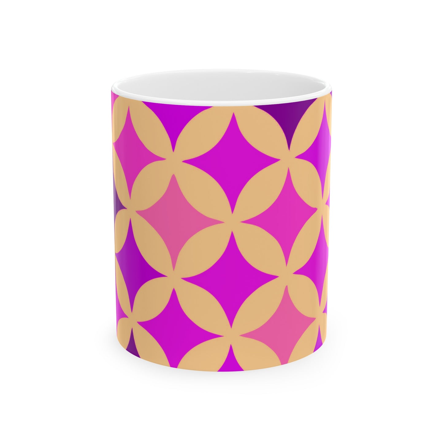 Pink and Purple Seamless Stars