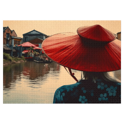 Tourist in Vietnam - 2000-Piece Jigsaw Puzzle