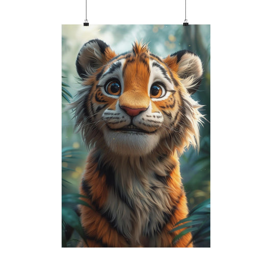 Timmy The Tiger - Physical Print Stunning Premium Poster