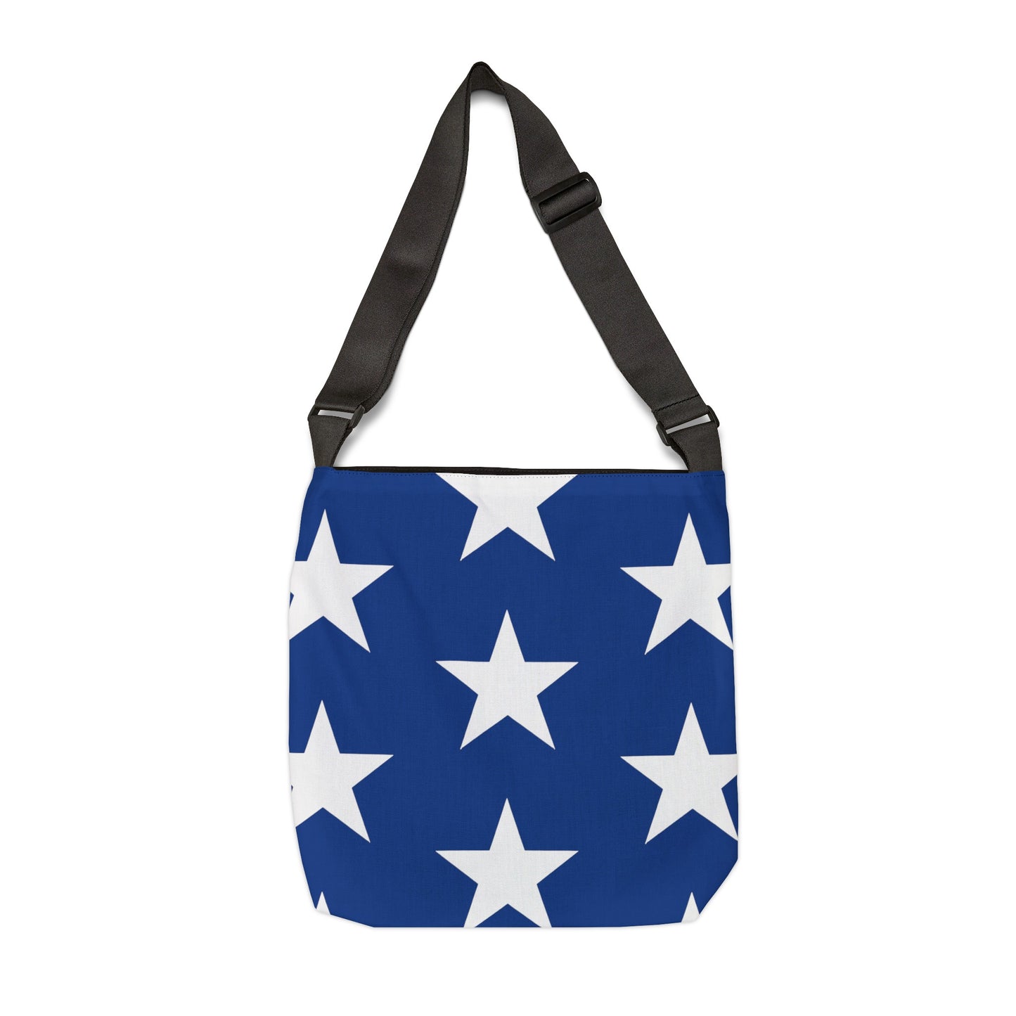 White Stars on Blue - Tote Bag
