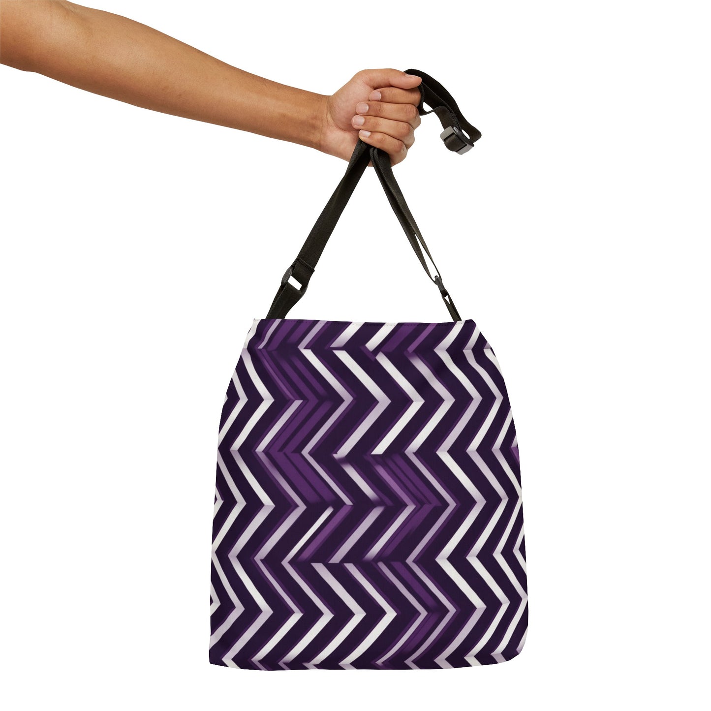 Purple Chevron - Tote Bag