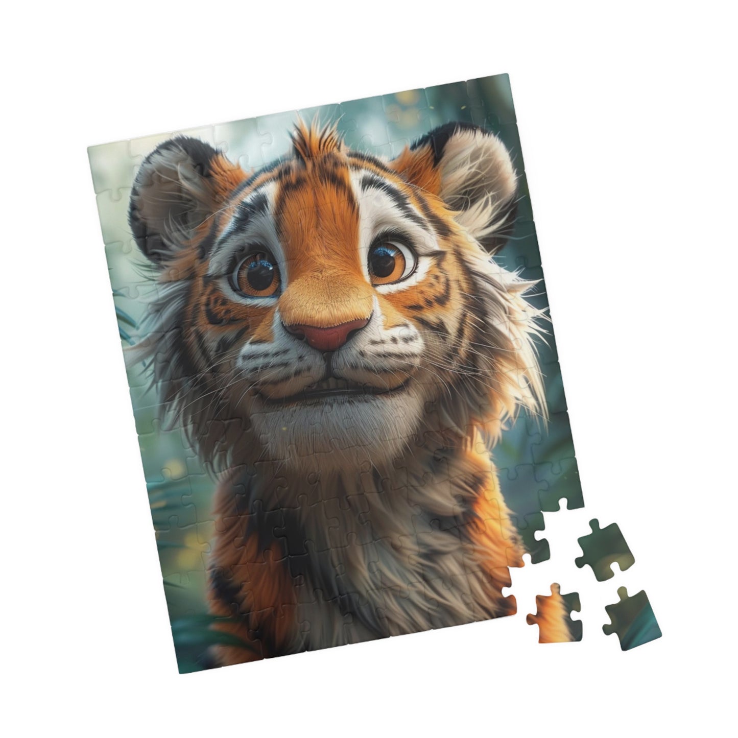 Timmy The Tiger - Premium Puzzle Available in 110, 252, or 520 Pieces for Puzzle Lovers