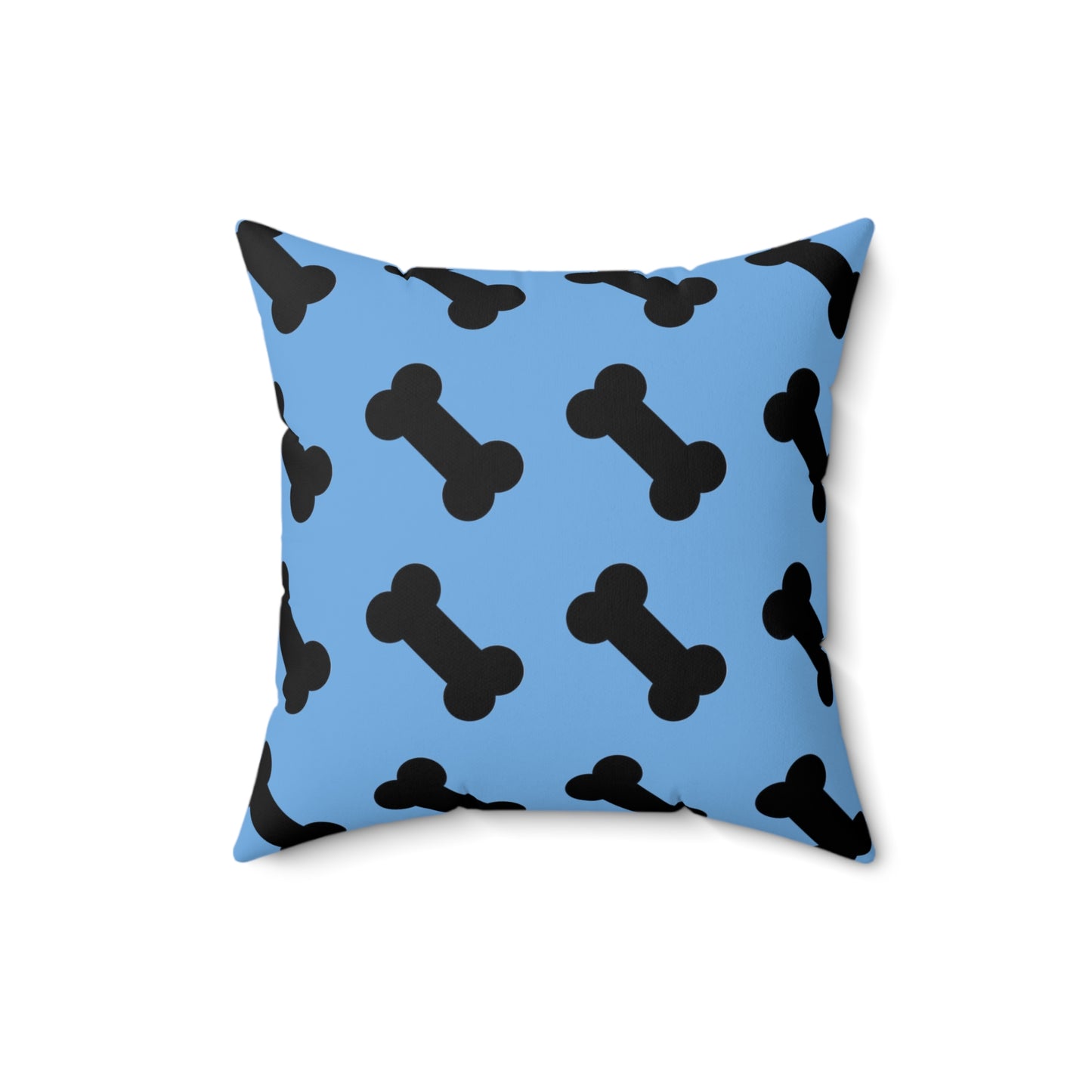 Dog Bone Print on Blue - Pillowcase & Pillow