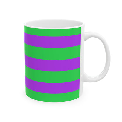 Purple Green Stripes