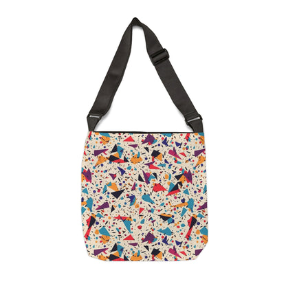 Confetti Blue Red Purple Mix - Tote Bag