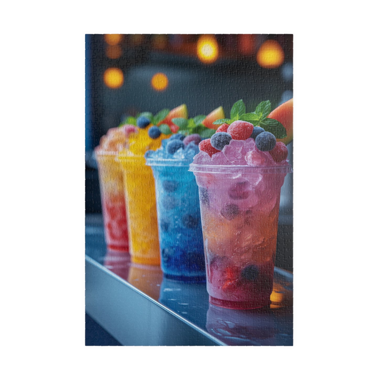 Chilled Fruit Cups - 1014-Piece Jigsaw Puzzle