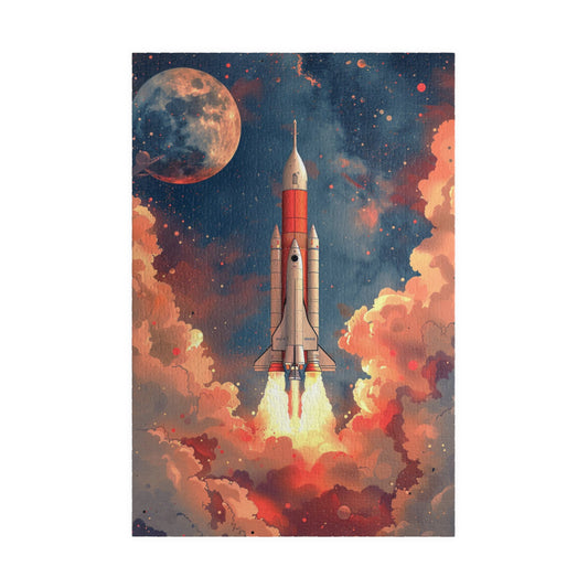 Rocket Ship - 1014-Piece Jigsaw Puzzle