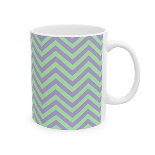 Chevron Purple and Green