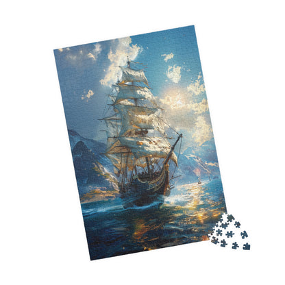 Pirate Ship - 1014-Piece Jigsaw Puzzle