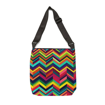 Super Bright Chevron Pattern - Tote Bag