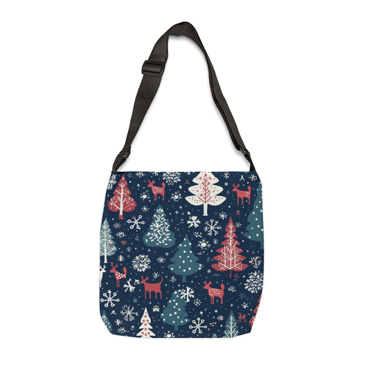 Christmas Trees & Reindeer Cheer - Tote Bag