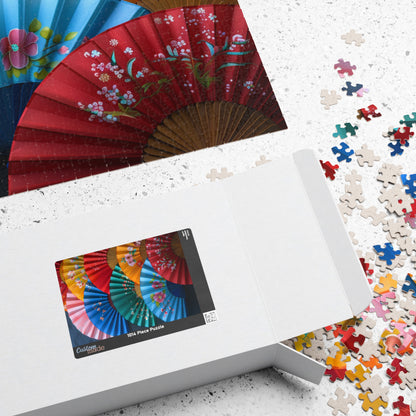 Japanese Inspired Fans - 1014-Piece Jigsaw Puzzle