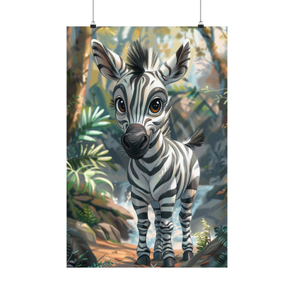 Zippy The Zebra - Physical Print Stunning Premium Poster