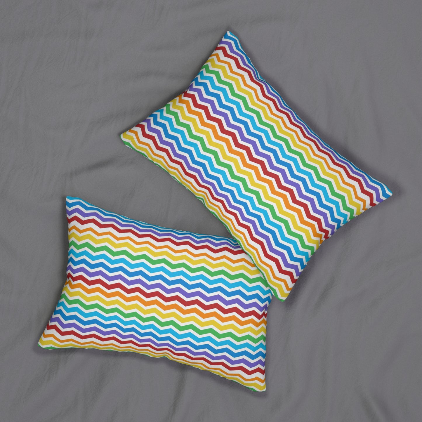 Rainbow Chevron - Rectangular Pillowcase & Pillow