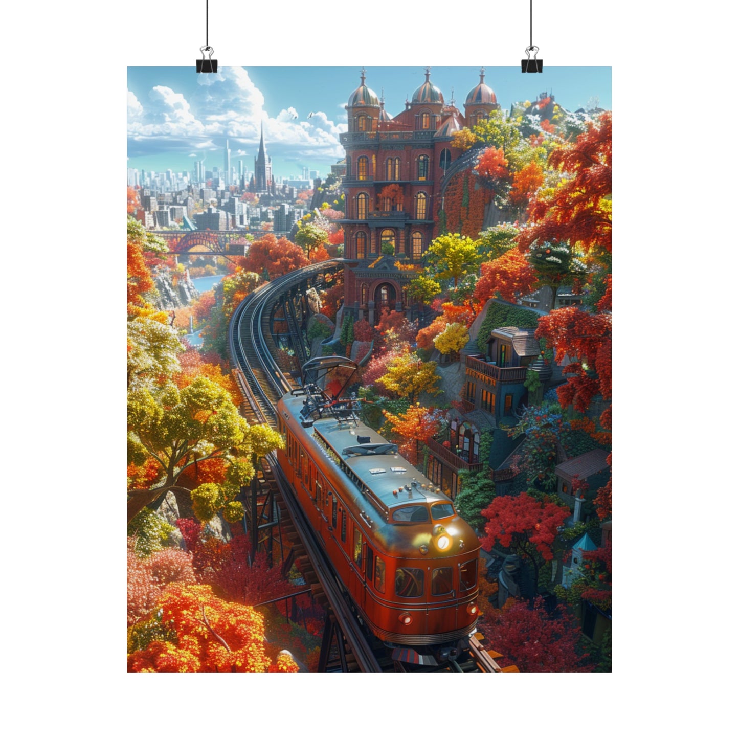 Train City - Physical Print Stunning Premium Poster