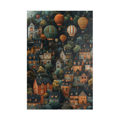 Whimsical Cityscape - 1014-Piece Jigsaw Puzzle