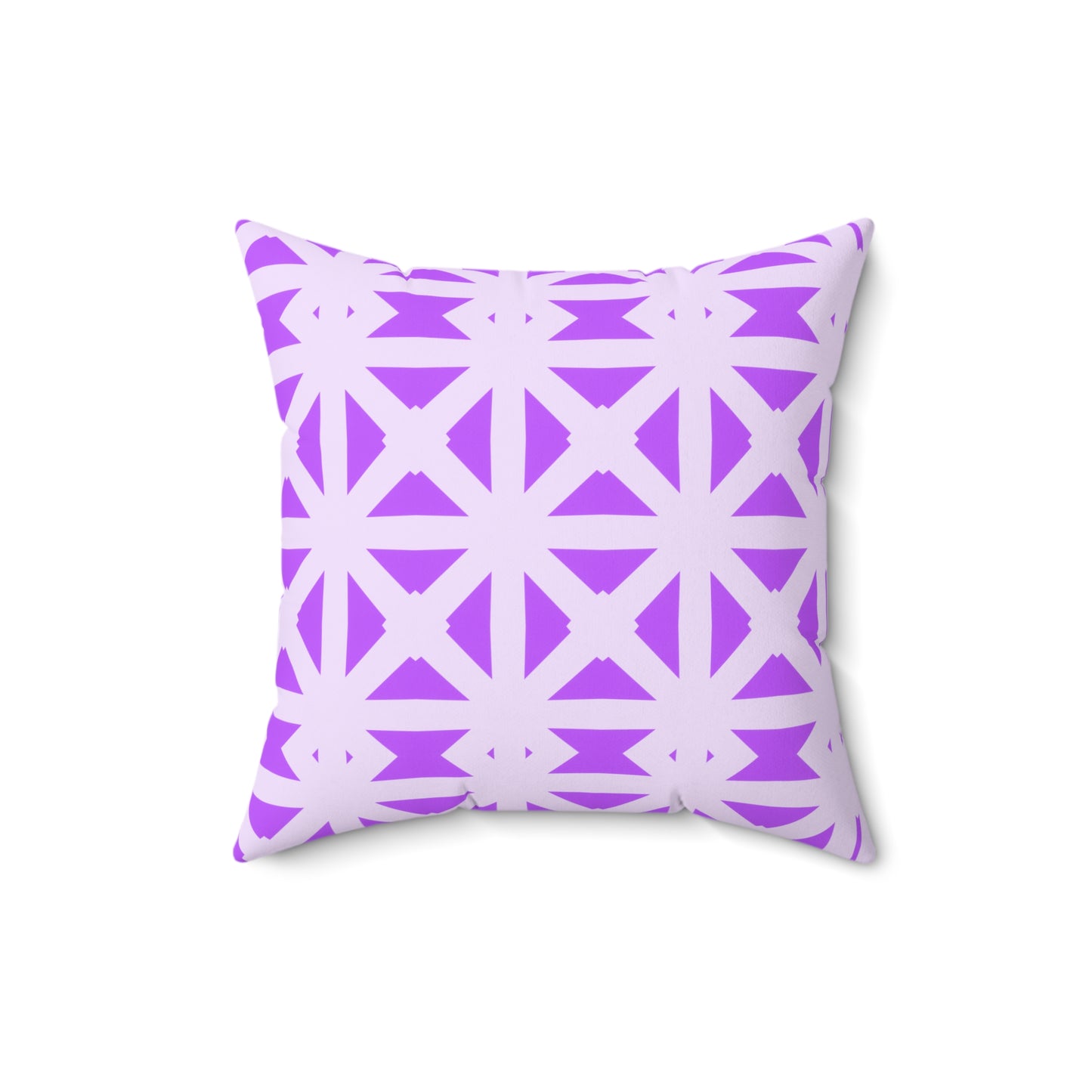 Purple Bold Lattice - Pillowcase & Pillow