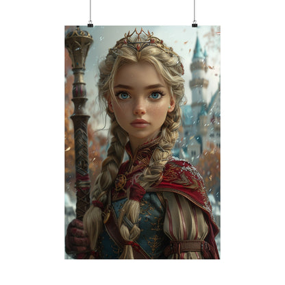 Lulu The Snow Princess - Physical Print Stunning Premium Poster