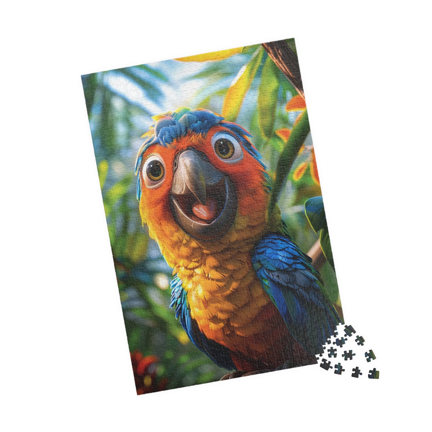 Flutter The Parrot - 1014-Piece Jigsaw Puzzle