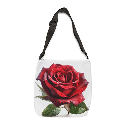 Single Red Rose - Tote Bag