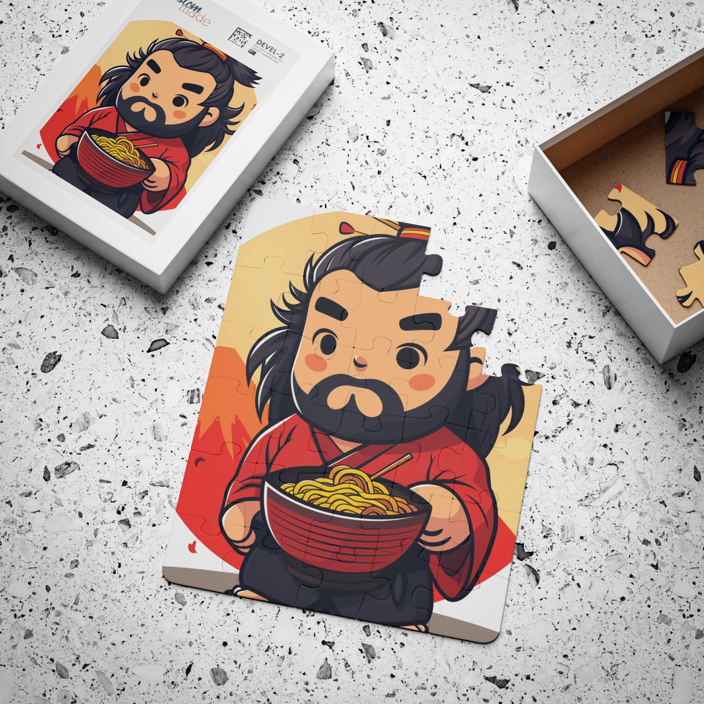 Sumo Eating Noodles - 30-Piece Kids Jigsaw Puzzle
