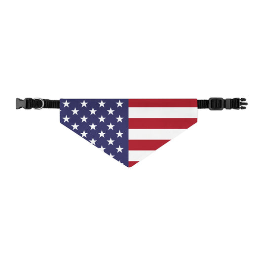 USA Flag - Pet Bandana Collar