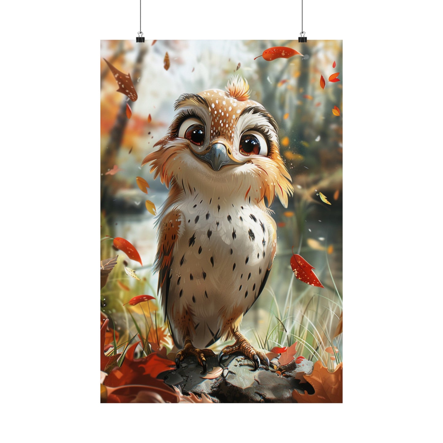 Delta The Baby Falcon - Physical Print Stunning Premium Poster