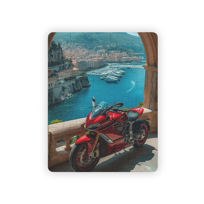 Motorbike in Monaco - 30-Piece Kids Jigsaw Puzzle