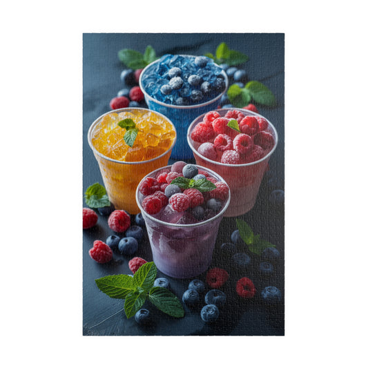 Iced Fruit Cups - 1014-Piece Jigsaw Puzzle