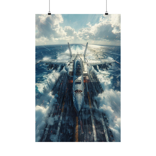 Fighter Jet - Physical Print Stunning Premium Poster