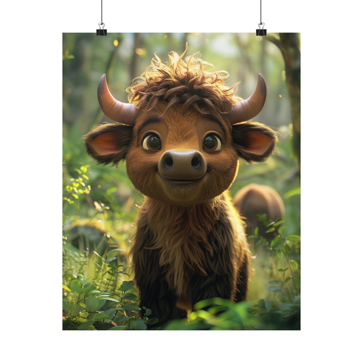 Charger The Baby Ox - Physical Print Stunning Premium Poster