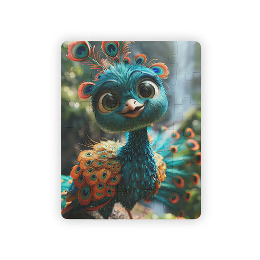 Poppy The Peacock - 30-Piece Kids Jigsaw Puzzle