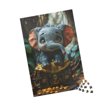 Baby Pirate Elephant - 1014-Piece Jigsaw Puzzle