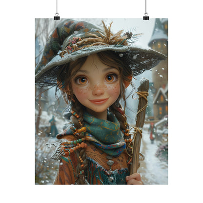 Wendy The Friendly Witch - Physical Print Stunning Premium Poster