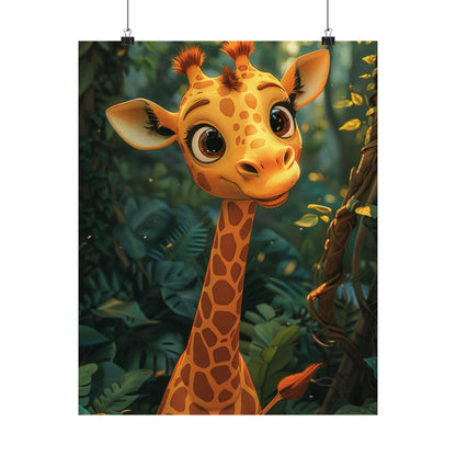 Jerry Giraffe - Physical Print Stunning Premium Poster