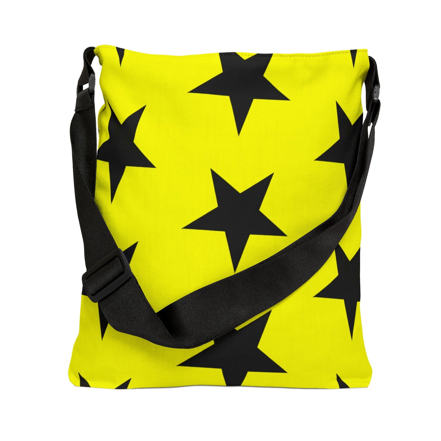 Black Stars on Yellow - Tote Bag