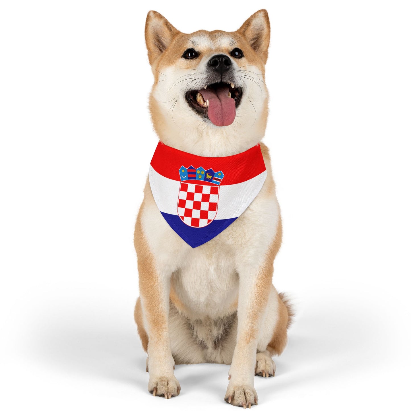 Croatia Flag - Pet Bandana Collar