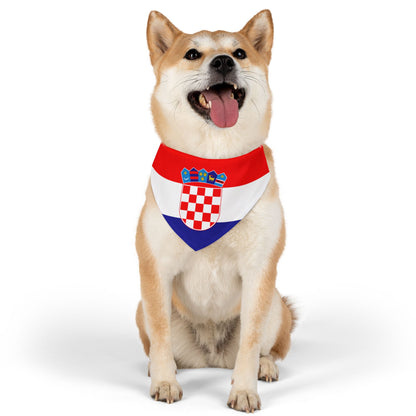 Croatia Flag - Pet Bandana Collar