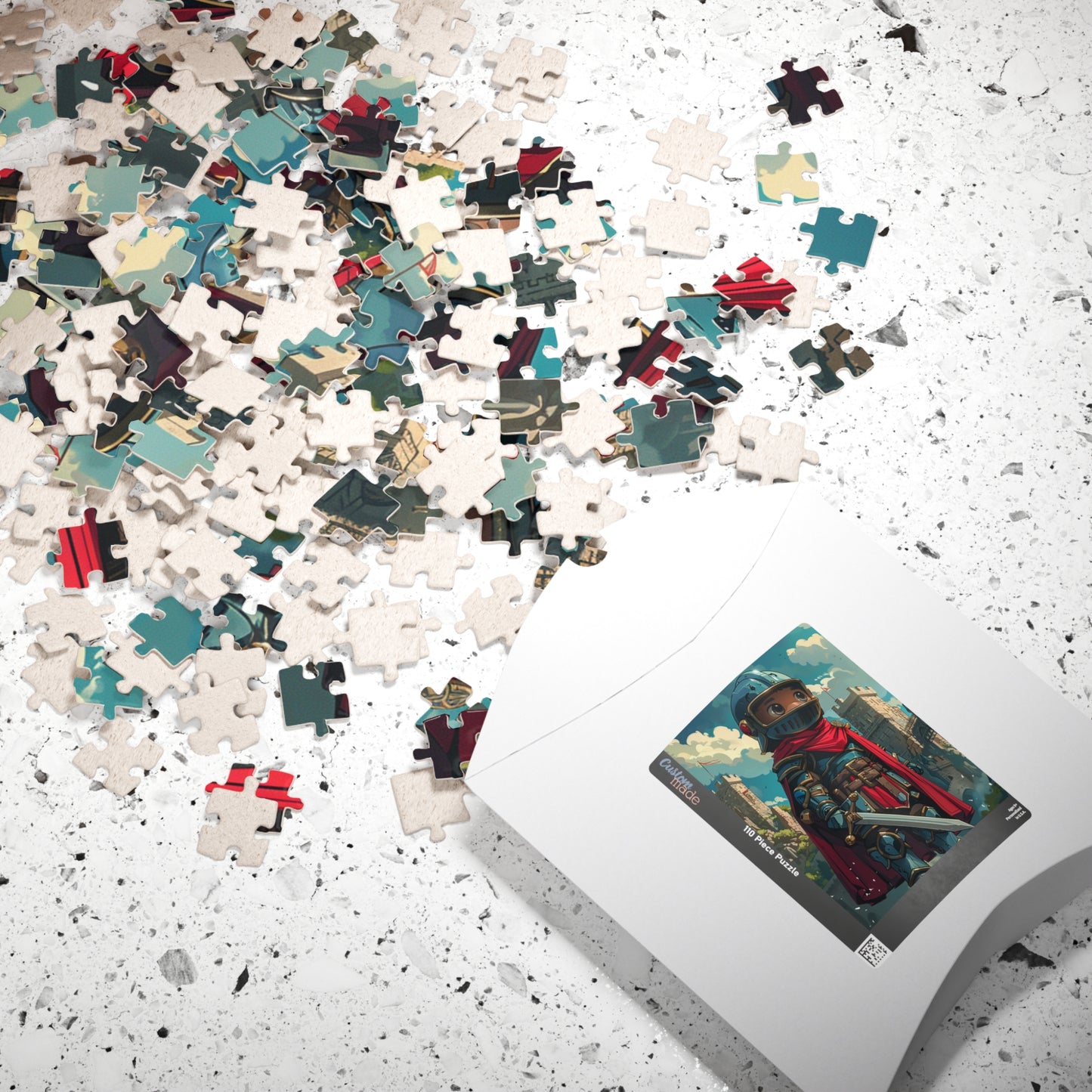 A Noble Knight - Premium Puzzle Available in 110, 252, or 520 Pieces for Puzzle Lovers