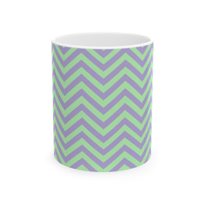 Chevron Purple and Green